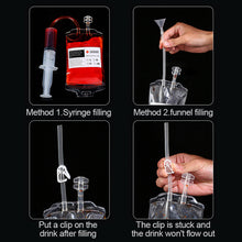 Load image into Gallery viewer, 350ml Halloween Cosplay Party Drink Container Drinking Bag Fruit Juice Blood Drinking Pack Beverage Bag Vampire Blood Pouch Prop
