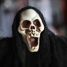 Load image into Gallery viewer, 1Pc Creepy Skeleton Face Hanging Ghost Halloween Decoration Horror Haunted House Halloween Props Supplies
