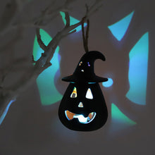 Load image into Gallery viewer, 1Pc Halloween LED Pumpkin Ghost Lantern Lamp DIY Hanging Scary Light Halloween Bar Party Decorations Home Horror Props
