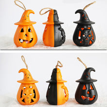 Load image into Gallery viewer, 1Pc Halloween LED Pumpkin Ghost Lantern Lamp DIY Hanging Scary Light Halloween Bar Party Decorations Home Horror Props
