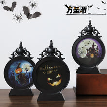 Load image into Gallery viewer, 1Pc Retro Halloween LED Pumpkin Ghost Lantern Lamp DIY Scary Light Halloween Bar Party Decorations Home Horror Props
