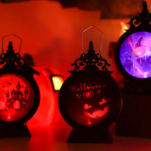 Load image into Gallery viewer, 1Pc Retro Halloween LED Pumpkin Ghost Lantern Lamp DIY Scary Light Halloween Bar Party Decorations Home Horror Props
