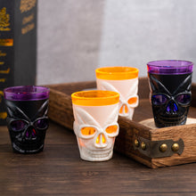 Load image into Gallery viewer, LED Skull Head Light Cup Candle Light Table Decor Glowing Wine Water Cup For Halloween Decoration Home Bar Supplies Horror Props
