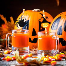 Load image into Gallery viewer, 24Pcs/pack Halloween Straws Skeletons Pumpkins Straw Halloween Party Decoration Festival Supplies For Bar Bar Restaurant

