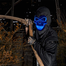 Load image into Gallery viewer, 1Pc Skull LED Mask Masquerade Masks Neon Mask Light Glow In The Dark Mascara Horror Mask Glowing Masker Halloween Party Masque
