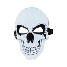 Load image into Gallery viewer, 1Pc Skull LED Mask Masquerade Masks Neon Mask Light Glow In The Dark Mascara Horror Mask Glowing Masker Halloween Party Masque
