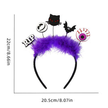 Load image into Gallery viewer, 1Pc Halloween Party Headband Horror Head Buckle Halloween Decoration Funny Props Headdress For Women Men Party Decor
