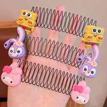 Load image into Gallery viewer, Children's Broken Hair Sorting Hair Comb Creative Strawberry Cartoon Bow Hair Clip Girls Hair Accessories
