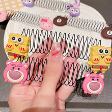 Load image into Gallery viewer, Children's Broken Hair Sorting Hair Comb Creative Strawberry Cartoon Bow Hair Clip Girls Hair Accessories
