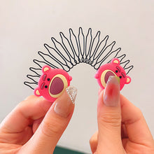 Load image into Gallery viewer, Children's Broken Hair Sorting Hair Comb Creative Strawberry Cartoon Bow Hair Clip Girls Hair Accessories
