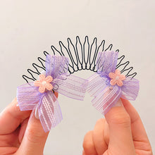 Load image into Gallery viewer, Children's Broken Hair Sorting Hair Comb Creative Strawberry Cartoon Bow Hair Clip Girls Hair Accessories
