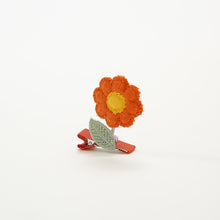 Load image into Gallery viewer, Cute 3D Flower Hairpin Creative Knitting Spring Smiling Face Hairpin Children Fashion Hair Accessories
