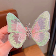 Load image into Gallery viewer, Cute 3D Stereo Lifelike Butterfly Children's Princess Embroidery Hairpin Summer Children Fashion Hair Accessories
