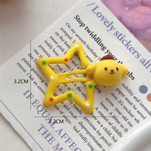 Load image into Gallery viewer, Cute Cartoon Pentagram Hairpin Dot Star BB Hair Clips Sweet Children's Student Hair Accessories Mini Child Headwear
