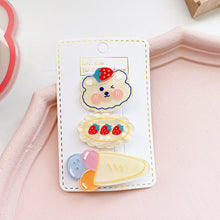 Load image into Gallery viewer, Cute Carrot Donut Cookies Cartoon Hair Clip Creative Rabbit Acetic Acid Hair Bangs Children Hair Clips Hair Accessories Headwear
