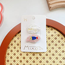 Load image into Gallery viewer, Cute Carrot Donut Cookies Cartoon Hair Clip Creative Rabbit Acetic Acid Hair Bangs Children Hair Clips Hair Accessories Headwear

