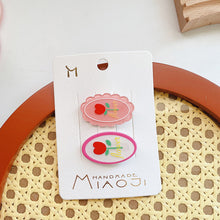 Load image into Gallery viewer, Cute Carrot Donut Cookies Cartoon Hair Clip Creative Rabbit Acetic Acid Hair Bangs Children Hair Clips Hair Accessories Headwear
