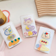 Load image into Gallery viewer, Cute Carrot Donut Cookies Cartoon Hair Clip Creative Rabbit Acetic Acid Hair Bangs Children Hair Clips Hair Accessories Headwear
