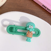 Load image into Gallery viewer, Ocean Cartoon Mini Hairpin Cute Bangs Hair Clips Girls Creative Sponge Starfish Octopus Children Hairpin Hair Accessories
