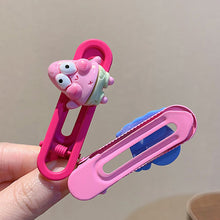 Load image into Gallery viewer, Ocean Cartoon Mini Hairpin Cute Bangs Hair Clips Girls Creative Sponge Starfish Octopus Children Hairpin Hair Accessories
