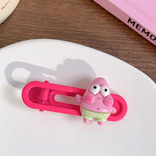 Load image into Gallery viewer, Ocean Cartoon Mini Hairpin Cute Bangs Hair Clips Girls Creative Sponge Starfish Octopus Children Hairpin Hair Accessories
