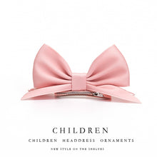 Load image into Gallery viewer, Solid Color Children's Bow Hairpin Cute 3D Candy Color Headwear Simple Fashion Baby Hair Clip Children Hair Accessories
