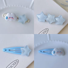 Load image into Gallery viewer, Sweet Cloud Star Hairpin Side Bang Hairpin Hairpin Duck Mouth Clip Headwear Hairpin Girl Creative Elegant Hair Accessories
