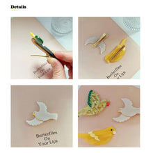 Load image into Gallery viewer, Pigeons Ducks Cute Creative Acetic Acid Hair Clip Animal Bird Hair Clips Children's Bangs Hair Clips Hairpin Hair Accessories
