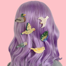 Load image into Gallery viewer, Pigeons Ducks Cute Creative Acetic Acid Hair Clip Animal Bird Hair Clips Children's Bangs Hair Clips Hairpin Hair Accessories
