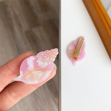Load image into Gallery viewer, Creative Design of Acetic Acid Hair Clip Animal Conch Crayfish Side Bangs Clip Children's Cute Hair Clip Hair Accessories
