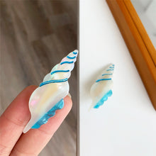 Load image into Gallery viewer, Creative Design of Acetic Acid Hair Clip Animal Conch Crayfish Side Bangs Clip Children's Cute Hair Clip Hair Accessories
