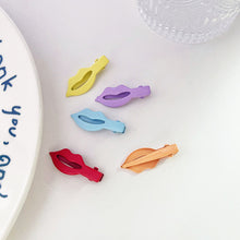 Load image into Gallery viewer, Mini Lip Hair Clip Cute Hair Clip Children's Bangs Hair Clip Multi Color Lip Lipstick Hair Clip Creative Women Headwear Accessories
