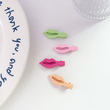 Load image into Gallery viewer, Mini Lip Hair Clip Cute Hair Clip Children's Bangs Hair Clip Multi Color Lip Lipstick Hair Clip Creative Women Headwear Accessories
