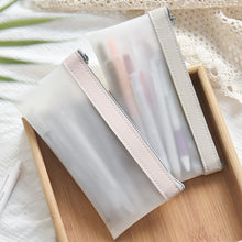 Load image into Gallery viewer, 1Pc Simple Transparent Pencil Case Organizer Pencil Case Pen Bag for Girls Students Cute School Supplies Stationery
