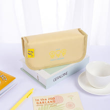 Load image into Gallery viewer, 1Pc Double Layer Muffin Flip Bag Large-capacity Pencil Bag Holder Girl Stationery Desk Organizer School Office Supplies Storage Bag
