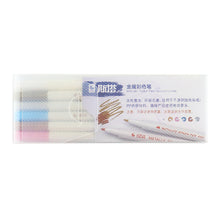 Load image into Gallery viewer, 1Pcs Metal Color Metallic Brush Marker Pen for Drawing Lettering Calligraphy Paint Home DIY Card Diary Art School
