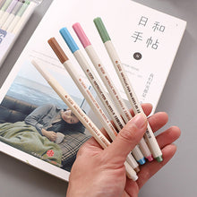 Load image into Gallery viewer, 1Pcs Metal Color Metallic Brush Marker Pen for Drawing Lettering Calligraphy Paint Home DIY Card Diary Art School
