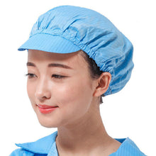 Load image into Gallery viewer, 1Pc Anti-Static Safety Cleanroom Hats Dustproof ESD Mens Clean Room Protective Electronics Factory Work Cap

