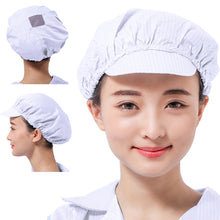 Load image into Gallery viewer, 1Pc Anti-Static Safety Cleanroom Hats Dustproof ESD Mens Clean Room Protective Electronics Factory Work Cap
