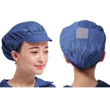 Load image into Gallery viewer, 1Pc Anti-Static Safety Cleanroom Hats Dustproof ESD Mens Clean Room Protective Electronics Factory Work Cap
