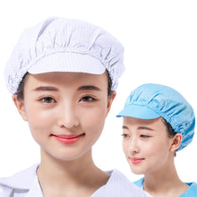 Load image into Gallery viewer, 1Pc Anti-Static Safety Cleanroom Hats Dustproof ESD Mens Clean Room Protective Electronics Factory Work Cap
