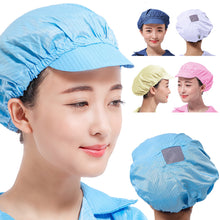 Load image into Gallery viewer, 1Pc Anti-Static Safety Cleanroom Hats Dustproof ESD Mens Clean Room Protective Electronics Factory Work Cap

