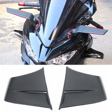 Load image into Gallery viewer, Pair Universal Motorcycle Winglet Aerodynamic Spoiler Wing Kit With Adhesive Motorcycle Decoration Sticker For Suzuki Honda Yamaha R3/R25
