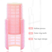 Load image into Gallery viewer, Plastic Hair Rollers Self Adhesive Manual Hair Curler Hair Rollers Long-lasting Fluffy Styling Hair Styling Tool for Women
