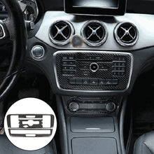 Load image into Gallery viewer, Carbon Fiber Car CD Air Conditioning Control Panel Cover Sticker Trim for Mercedes Benz A Class GLA CLA 2016 - 2019
