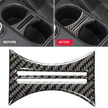 Load image into Gallery viewer, Car Carbon Fiber Interior Water Cup Holder Decor Covers Trim For Mercedes Benz B A GLA CLA Class W176 X156 C117 2014 - 2017
