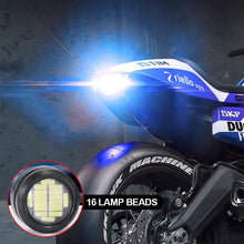 Load image into Gallery viewer, 1PC Motorcycle LED Strobe Lights Flash Warning Brake Light Lamp Motor Strobe Spotlight Fish Eye Lamp
