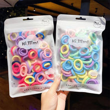 Load image into Gallery viewer, 50pcs/set Children Hair Rope Soft Cute Multicolored Highly Elastic Rubber Band Hair Band Hair Accessories
