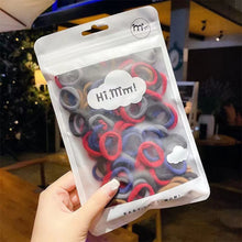 Load image into Gallery viewer, 50pcs/set Children Hair Rope Soft Cute Multicolored Highly Elastic Rubber Band Hair Band Hair Accessories
