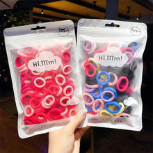 Load image into Gallery viewer, 50pcs/set Children Hair Rope Soft Cute Multicolored Highly Elastic Rubber Band Hair Band Hair Accessories
